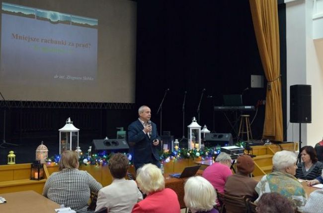 Wykład i spotkanie opłatkowe Uniwersytetu Trzeciego Wieku