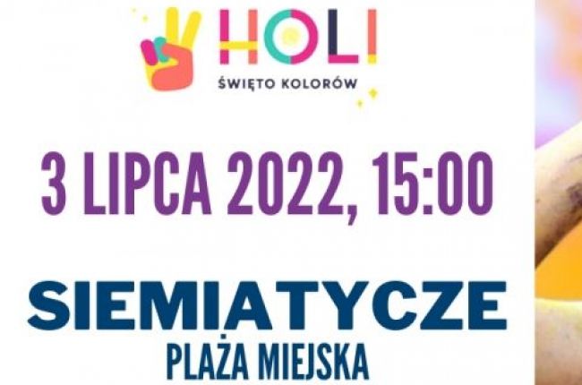 Niedziela z Holi Święto Kolorów 