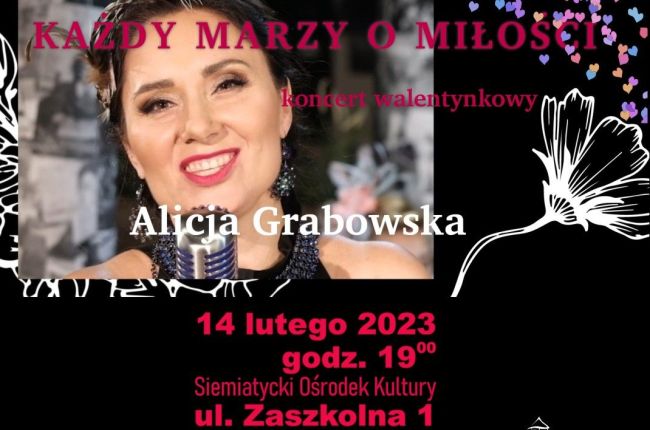 Koncert Walentynkowy Alicji Grabowskiej
