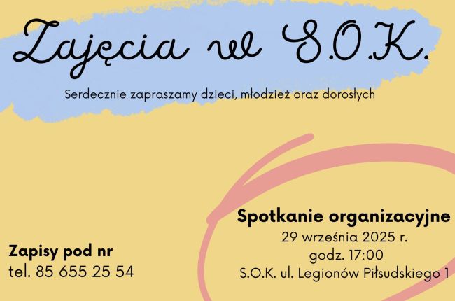 Nowy sezon zajęć w Siemiatyckim Ośrodku Kultury 2025/26