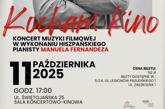 Kocham kino – koncert muzyki filmowej