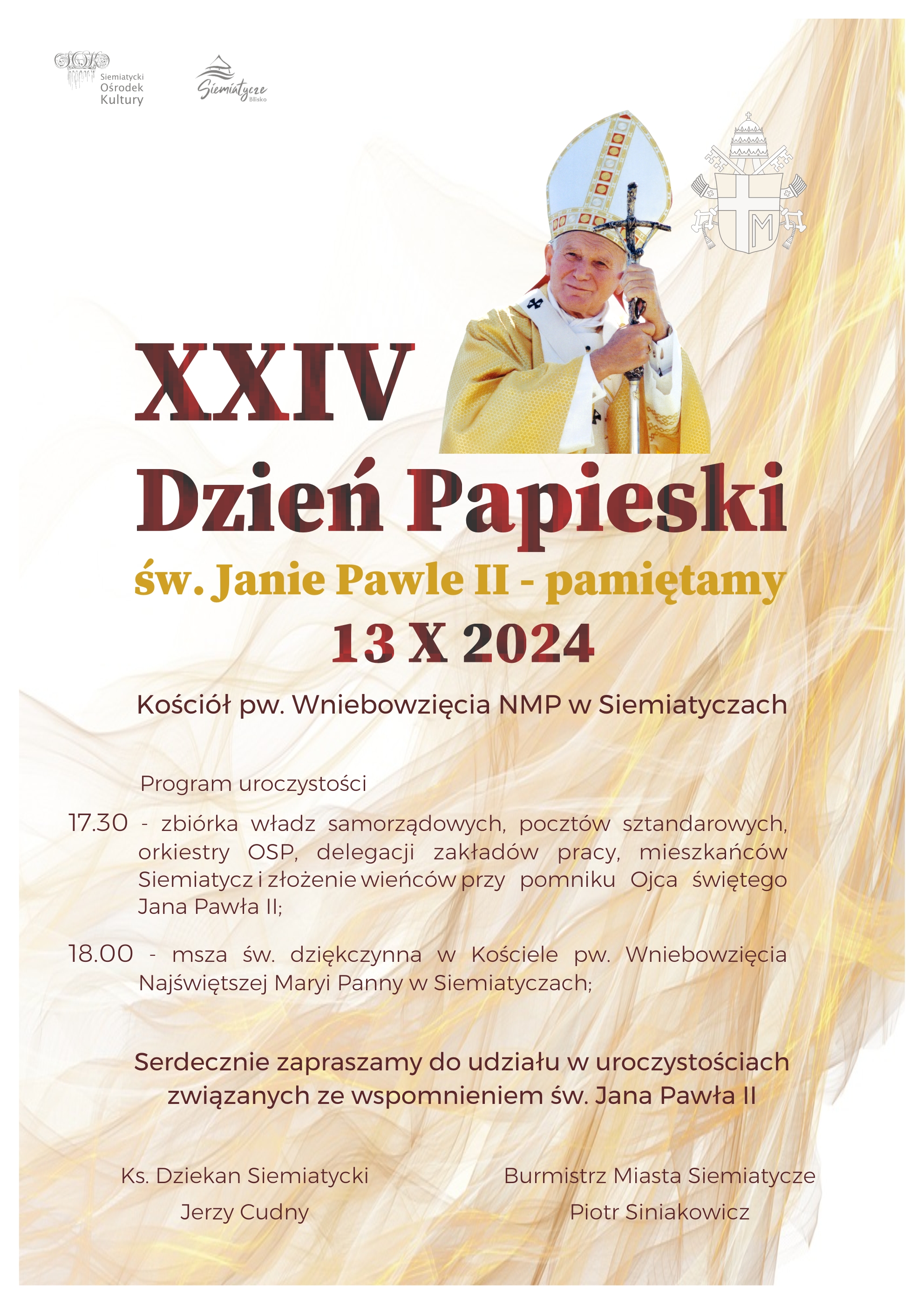 Obchody XXIV Dnia Papieskiego – 13 października 2024 r.