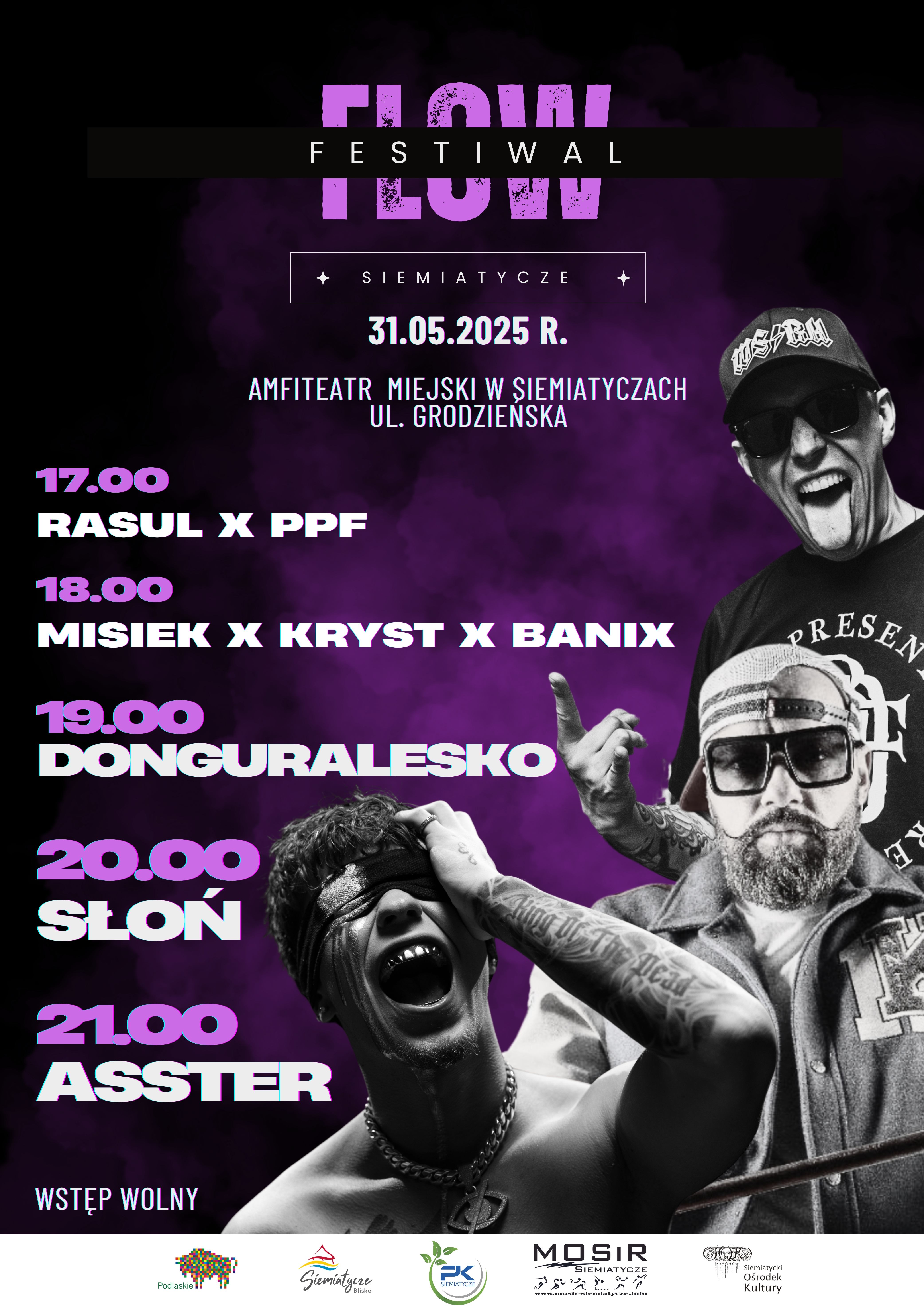 FLOW FESTIWAL 2025 – HIP-HOPOWE ŚWIĘTO W SERCU PODLASIA!