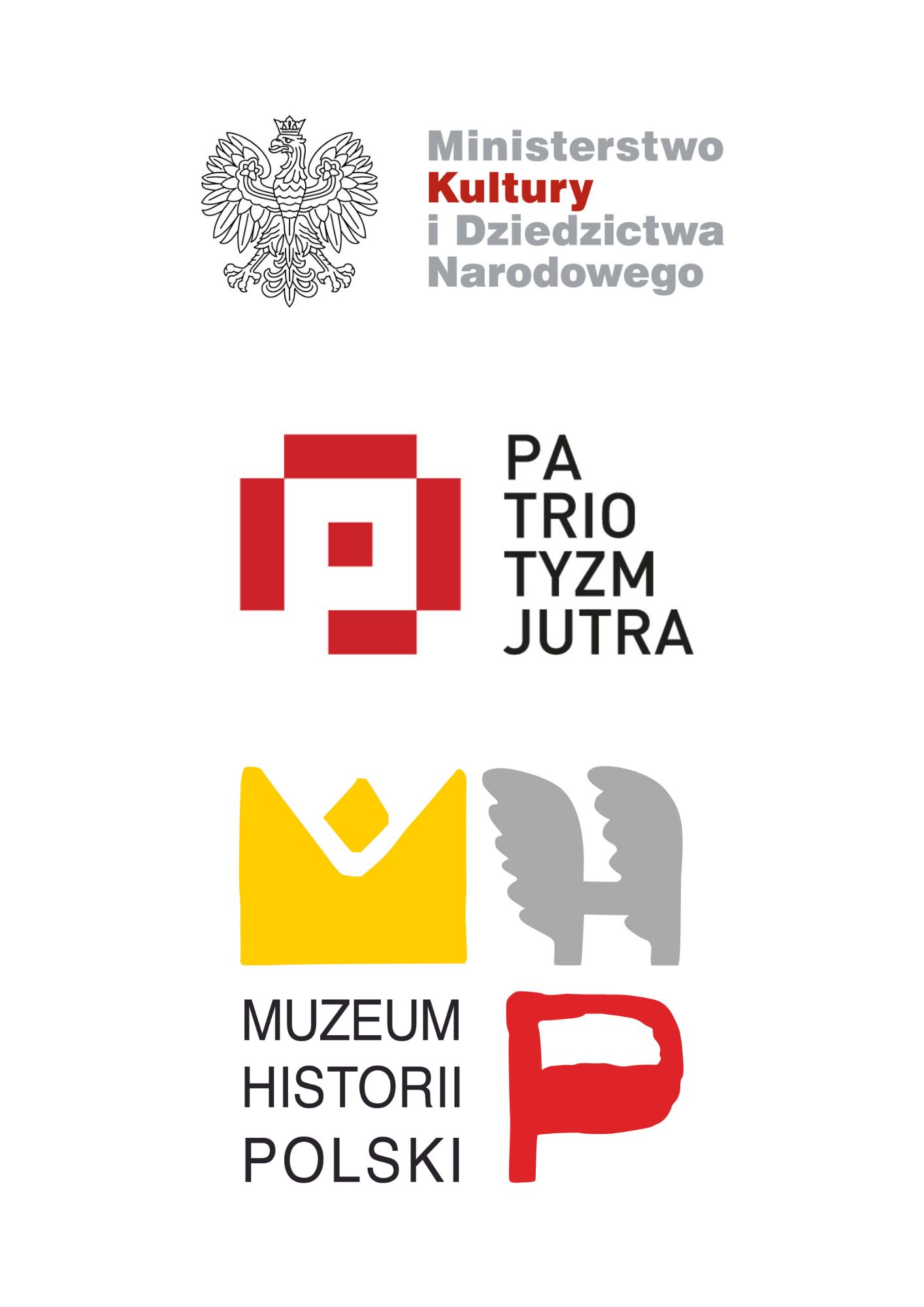 Loga Patryotyzm Jutra, Muzeum Historii polski, Ministerstwo Kultury i Dziedzictwa Narodowego.